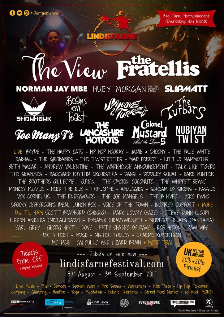 Lindisfarne-Festival-2017-Lineup-Poster