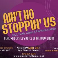 Voice of the Town Ain't No Stoppin' Us Gig Banner
